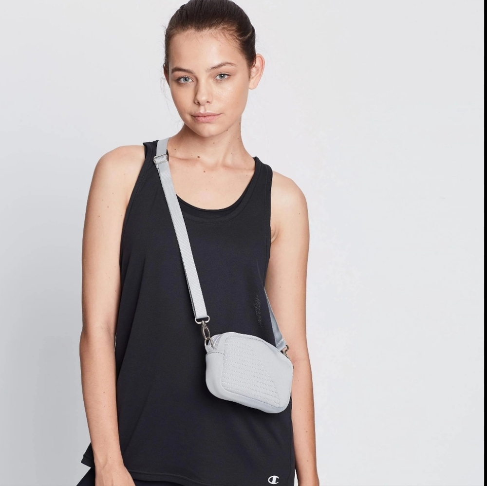 Vooray Light Gray Sidekick Crossbody Bag